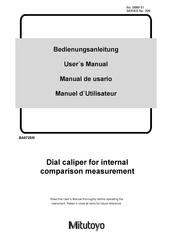 Mitutoyo 209 Serie Manual Del Usuario