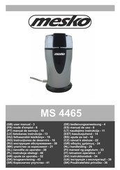 Mesko MS 4465 Manual De Uso