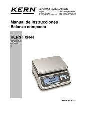 KERN FXN 10K-3 Manual De Instrucciones