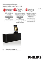 Philips AD345 Manual Del Usuario