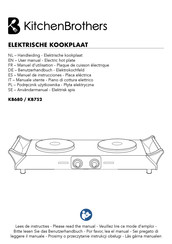 KitchenBrothers KB752 Manual De Instrucciones