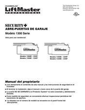 Chamberlain LiftMaster PROFESSIONAL SECURITY+ 1356M Manual Del Propietário