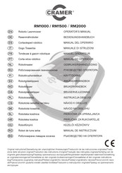 Cramer RM1000 Manual Del Operario