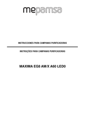 Mepamsa MAXIMA EG8 AM/X A60 LED0 Instrucciones