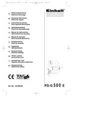 Einhell Global PS-G 500 E Manual De Instrucciones