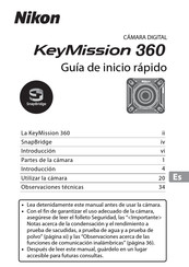 Nikon KeyMisson 360 Guia De Inicio Rapido