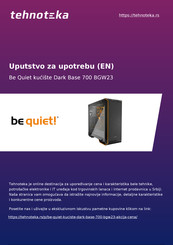 BE QUIET! BGW23 Manual Del Usuario