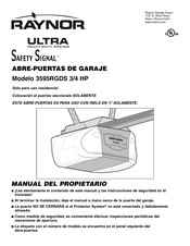 Raynor ULTRA 3595RGDS 3/4 HP Manual Del Propietário