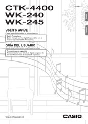 Casio WK-245 Guia Del Usuario