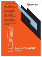 Berner DUOLUX DAYLIGHT Instrucciones De Manejo