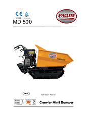 PACLITE Equipment MD 500 Manual Del Usuario