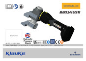 Emerson Klauke MAPAX445CFM Manual De Instrucciones