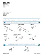 Siemens BD2-AP-T1 Instrucciones De Montaje