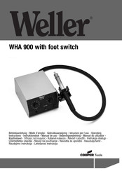 Cooper Tools Weller WHA 900 Manual De Uso