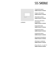 SSS Siedle A 150-10 Informacion De Producto