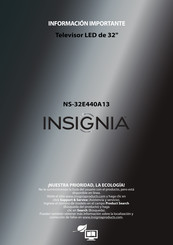 Insignia NS-32E440A13 Información Importante