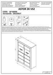 Dedeman ASTOR 2K VS2 Instrucciones De Montaje