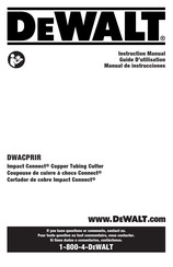 DeWalt Impact Connect DWACPRIR Manual De Instrucciones