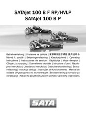 SATA Satajet 100 B F RP Instrucciones De Servicio