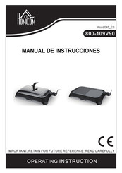 HOMCOM 800-109V90 Manual De Instrucciones