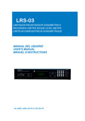 CESVA LRS-03 Manual Del Usuario
