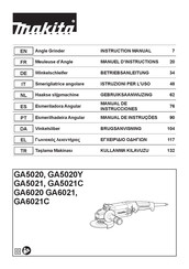 Makita GA5021C Manual De Instrucciones