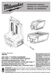 Milwaukee MXFSC Manual Del Operador