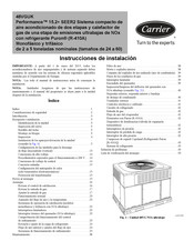 Carrier 48VGUK 60 Instrucciones De Instalación