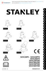 Stanley SXVC20PTE Manual De Instrucciones