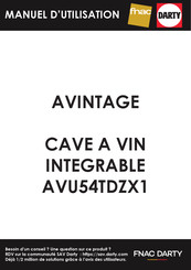 Avintage AVU53TDZB1 Manual De Utilización