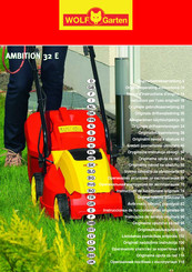 Wolf Garten AMBITION 32 E Instrucciones De Funcionamiento Originales