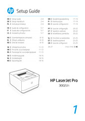 HP LaserJet Pro 3002dn Guía De Configuración