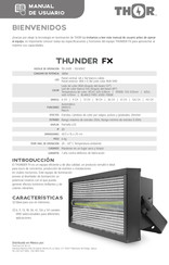 THOR THUNDER FX Manual De Usuario