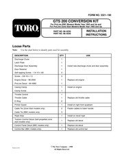 Toro 98-9230 Instrucciones De Instalación