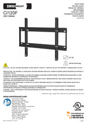 Omnimount CI120F Guia Del Usuario