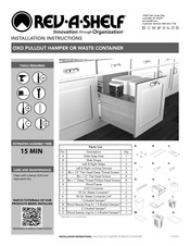 Rev-A-Shelf 4WHOX-24DMSC-1 Instrucciones De Instalación