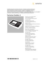 Sartorius CIXS3 Manual Del Usuario