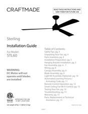 Craftmade Sterling STL60 Guia De Instalacion