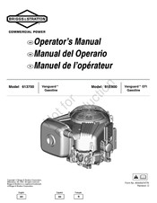 Briggs & Stratton Vanguard 613700 Manual Del Operario
