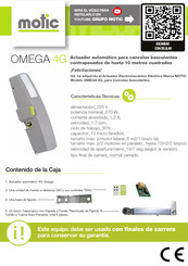 Motic OMEGA 4G Manual Usuario