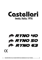 Castellari RYNO 50 Manual De Usuario Y Mantenimiento