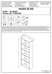 Forma Ideale HUGO 25 Instrucciones De Montaje