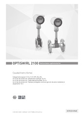 KROHNE OPTISWIRL 2100 Instrucciones Suplementarias