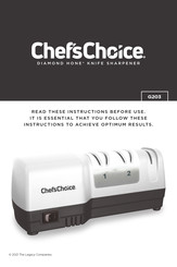 Chef's Choice G203 Manual De Instrucciones