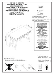 ME MARCKERIC I-5395-BH Instrucciones De Montaje