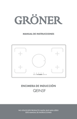 Gröner QEIN5F Manual De Instrucciones