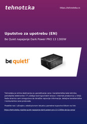 BE QUIET! DARK POWER PRO 13 Manual Del Usuario