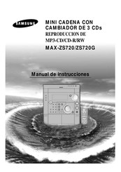 Samsung MAX-ZS720 Manual De Instrucciones