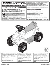 Radio Flyer Monster Truck 904A Manual De Instrucciones