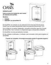 Oasis PWEBF 507000 Instrucciones De Instalación